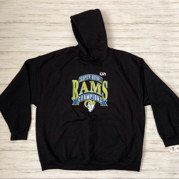 NWT Los Angeles Rams Hooded Sweatshirt | Size 2XL - Picture 1 of 4